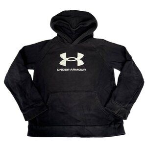 Under Armour Black Activewear Preteen Athletic Youth Boy Large Hoodie
